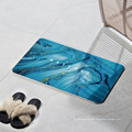 Strong water absorbing modern design bathroom diatomite bath mat